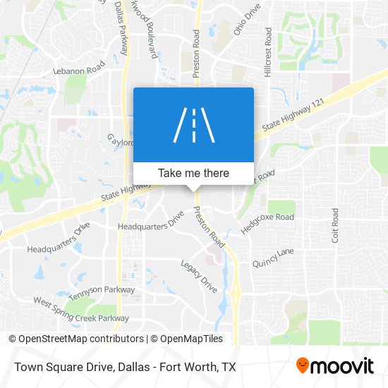 Town Square Drive map