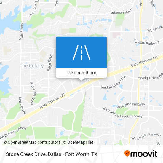 Stone Creek Drive map