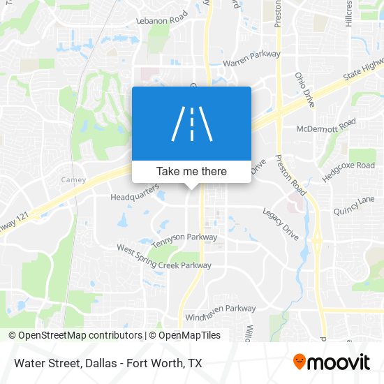 Mapa de Water Street