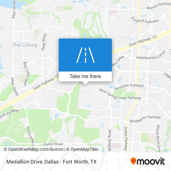 Mapa de Medallion Drive