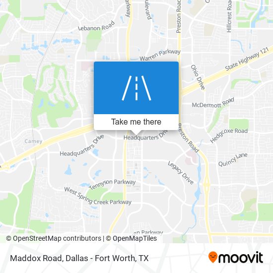 Maddox Road map