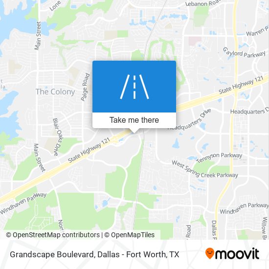 Mapa de Grandscape Boulevard