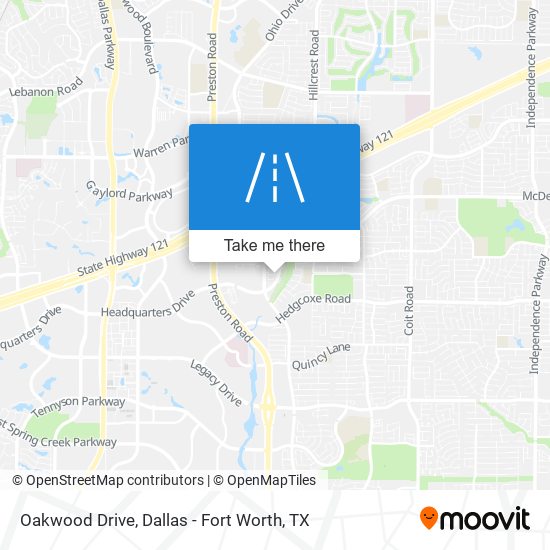 Mapa de Oakwood Drive