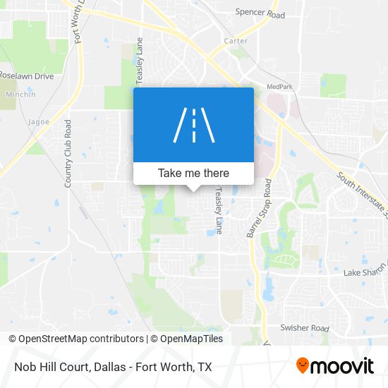 Nob Hill Court map