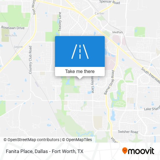 Fanita Place map