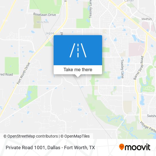 Private Road 1001 map