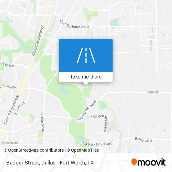 Badger Street map