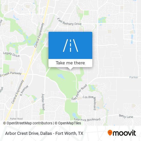 Arbor Crest Drive map