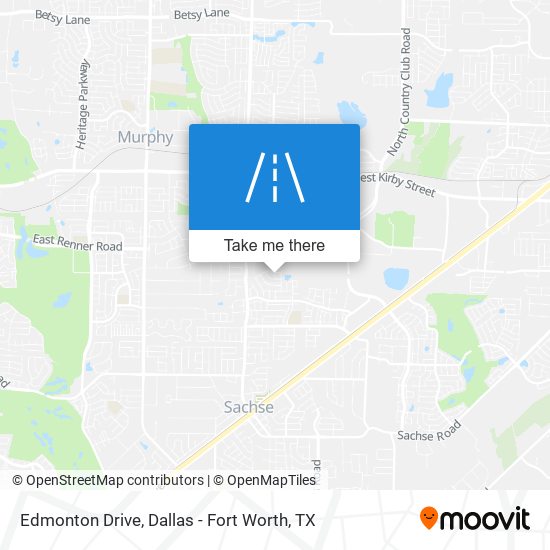 Edmonton Drive map