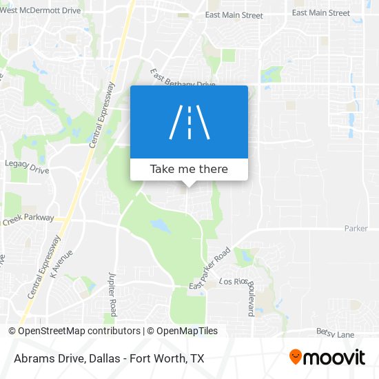 Abrams Drive map