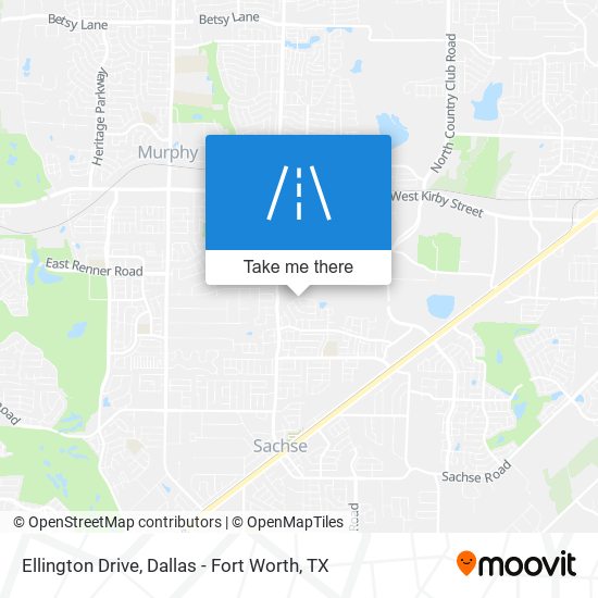 Ellington Drive map