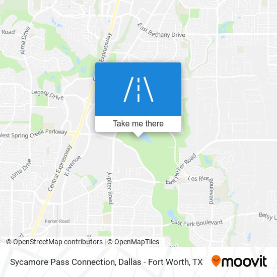 Sycamore Pass Connection map