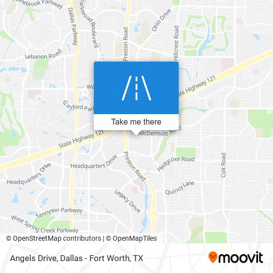 Angels Drive map