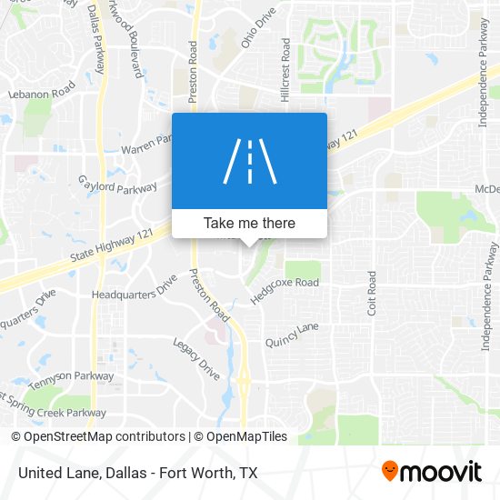 United Lane map