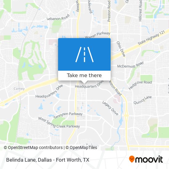 Belinda Lane map
