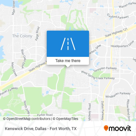 Kenswick Drive map