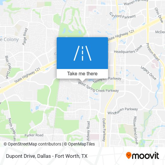 Dupont Drive map