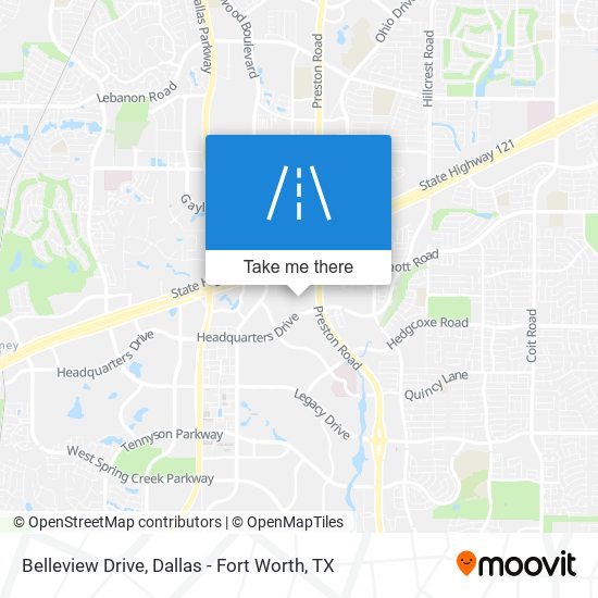 Belleview Drive map