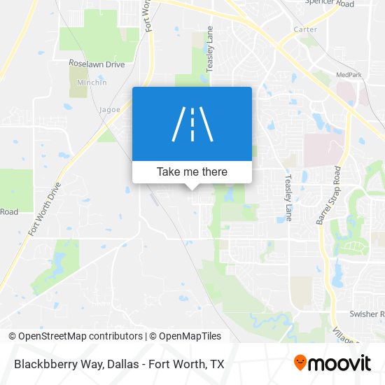 Blackbberry Way map