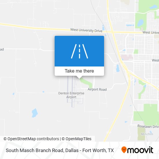 South Masch Branch Road map
