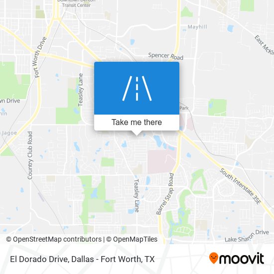 El Dorado Drive map