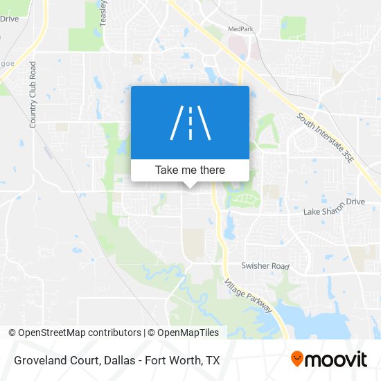 Groveland Court map