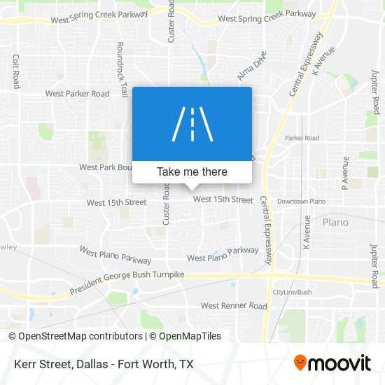 Mapa de Kerr Street