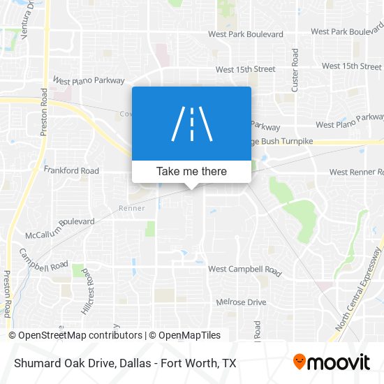 Mapa de Shumard Oak Drive