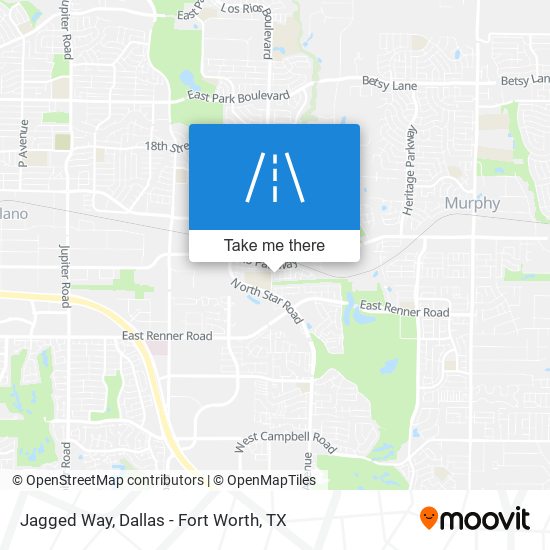 Jagged Way map