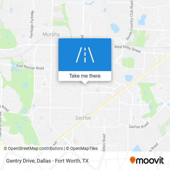 Gentry Drive map