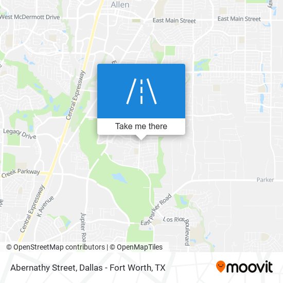 Abernathy Street map