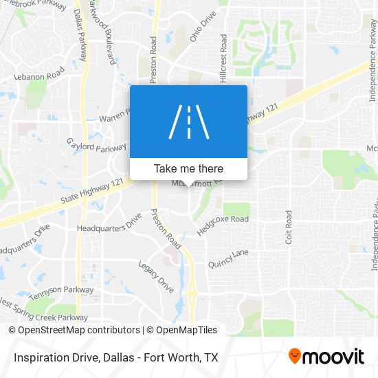 Inspiration Drive map