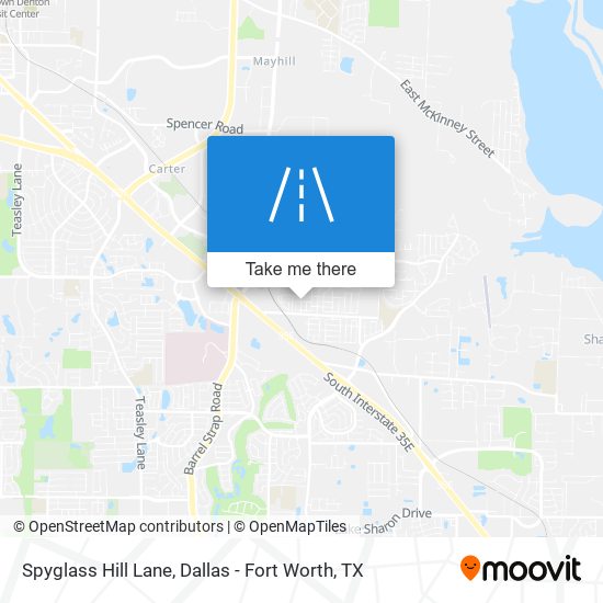 Spyglass Hill Lane map