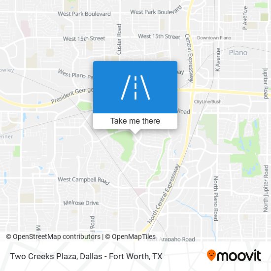 Two Creeks Plaza map