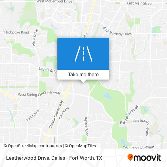 Leatherwood Drive map