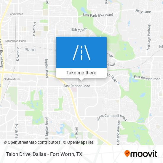 Talon Drive map