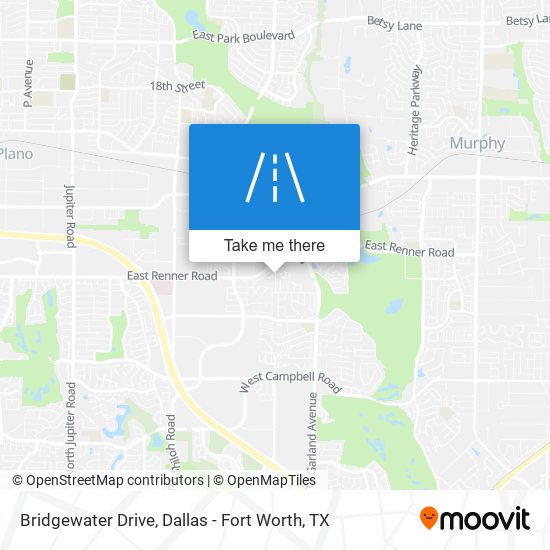 Mapa de Bridgewater Drive