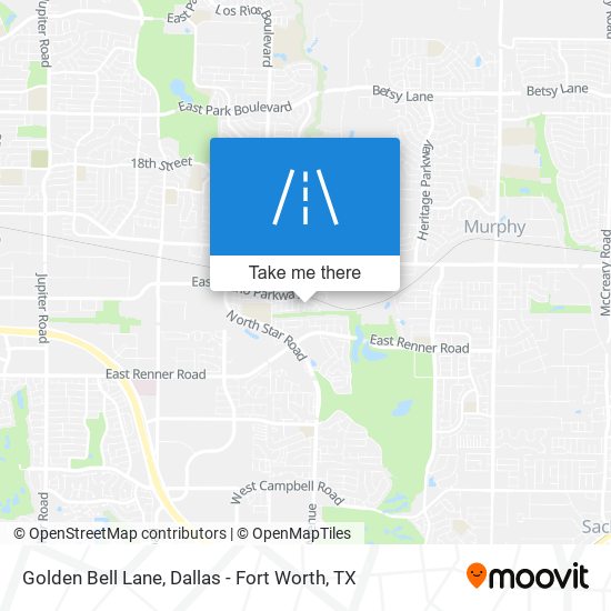 Golden Bell Lane map