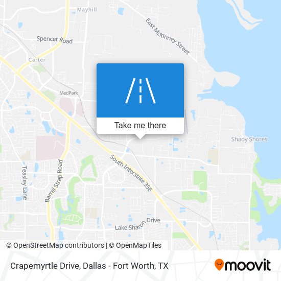 Mapa de Crapemyrtle Drive
