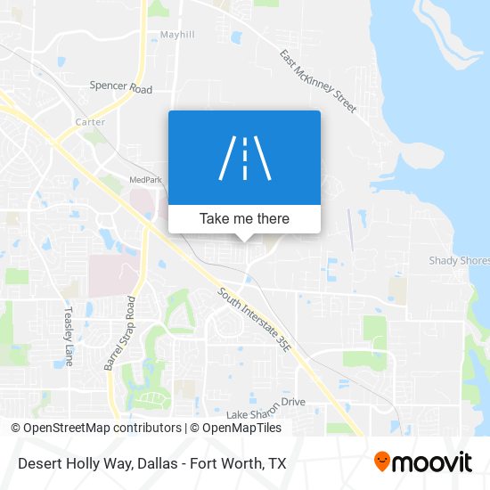 Desert Holly Way map
