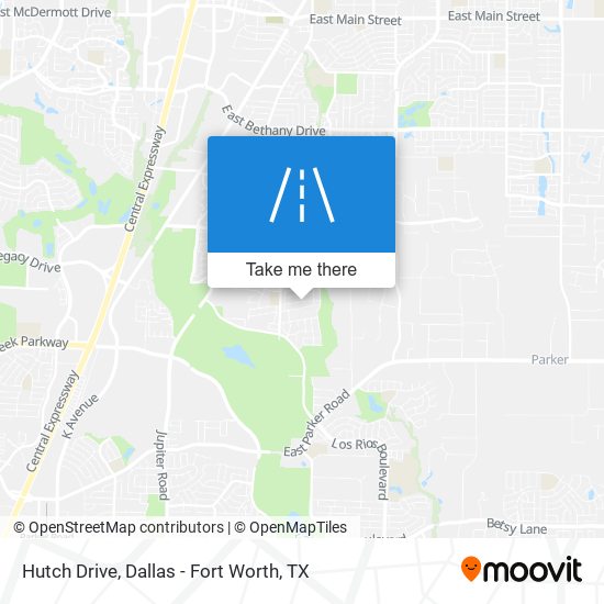 Mapa de Hutch Drive