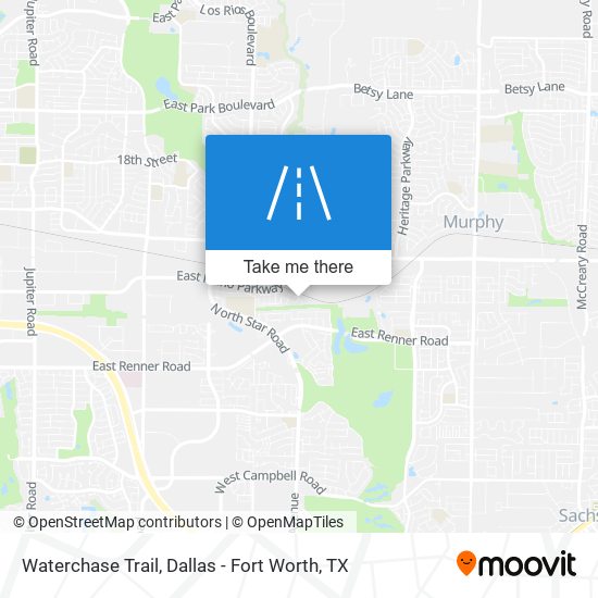 Waterchase Trail map