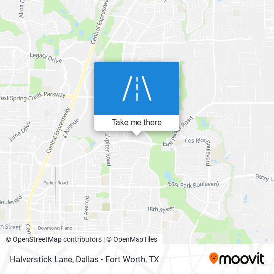 Halverstick Lane map