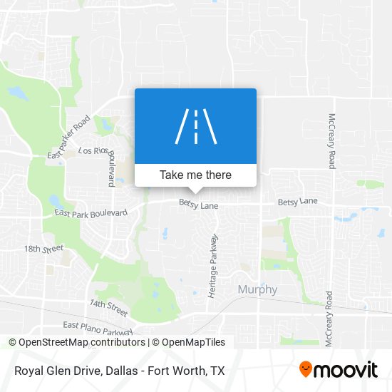 Royal Glen Drive map