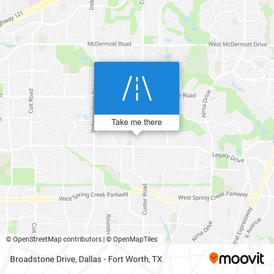 Broadstone Drive map