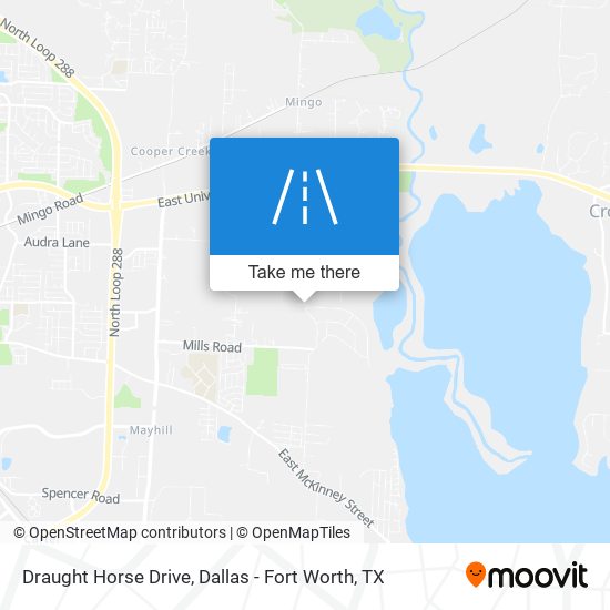 Draught Horse Drive map