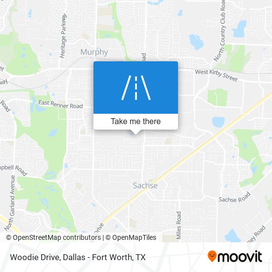Mapa de Woodie Drive