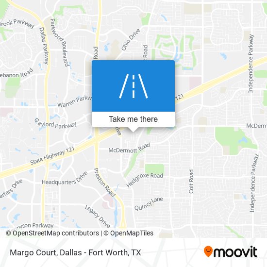 Margo Court map