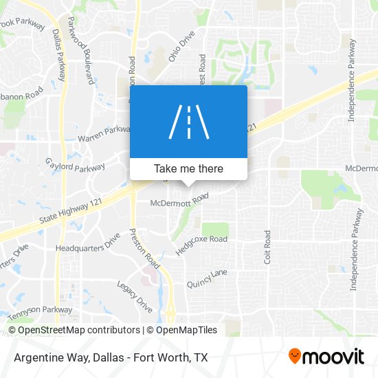 Argentine Way map