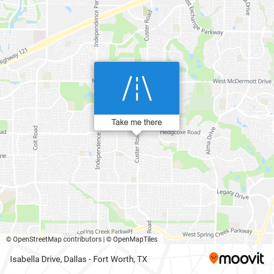 Isabella Drive map